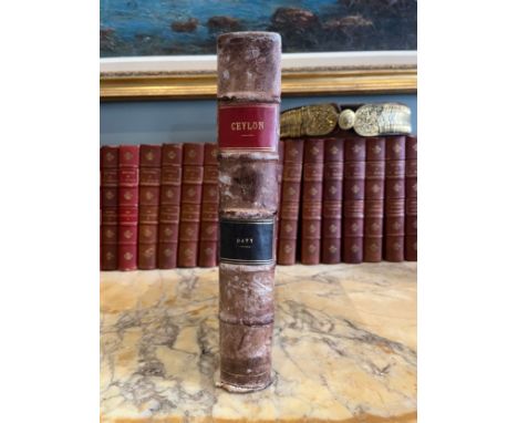 First Edition exÂ&nbsp;librisÂ&nbsp;Royal College of Surgeons Ireland John Davy An Account of the Interior of Ceylon and of i