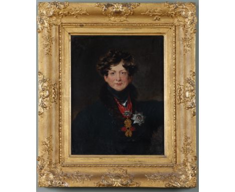 Property of a GentlemanÂ&nbsp;  Circle of Thomas Lawrence (1769-1830)  Portrait of George IV (1822) Oil on boardÂ&nbsp; Gilde