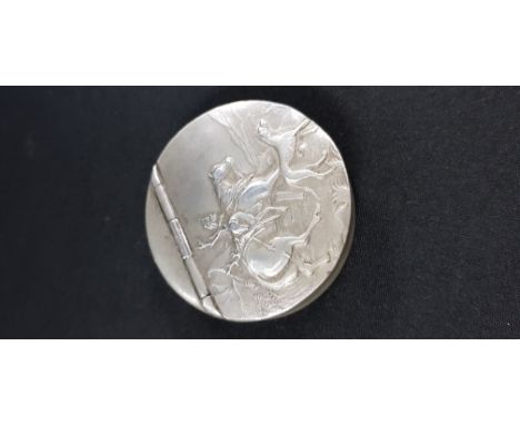 VICTORIAN PEWTER PILL/SNUFF BOX