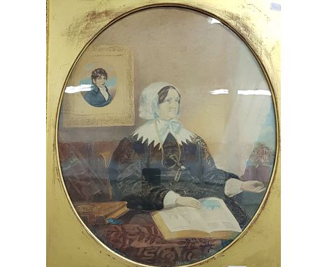 VICTORIAN GILT FRAMED PORTRAIT