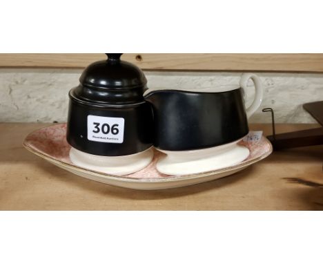 CARLTONWARE JUG, BOWL AND WINTON DISH