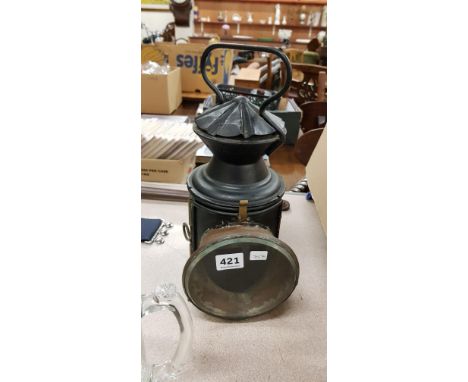 LARGE GREAT NORTHERN RAILWAY IRELAND LAMP