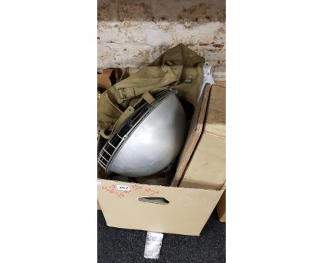 BOX LOT TO INCLUDE TILLY LAMP AND HEATER