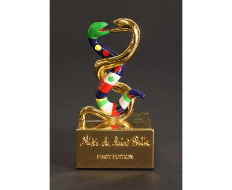 ▴ Niki de Saint-Phalle (French, 1930-2002)'Deux Serpentes'mixed materials, from First Edition, numbered '28/50' in penoverall
