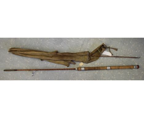 Light cane spinning rod