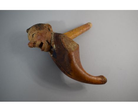 A Carved Figural Black Forest Nut Cracker, Mid 20th Century, 19th Century High 