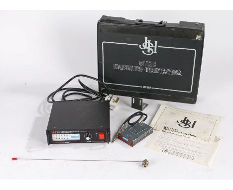 John Hornby Skewers &amp; Co wireless receiver system with transmitter in box with instruction manual
