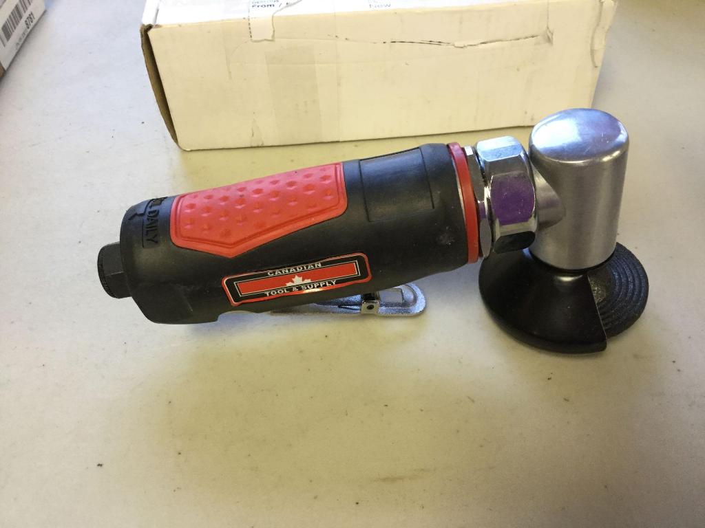 Canadian Tool and Supply 2Inch Mini Air Angle Grinder with Swivel Guard