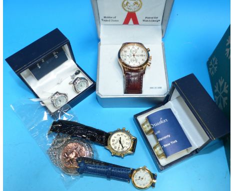 A gents Sekonda Classique chronometer wristwatch, and various others