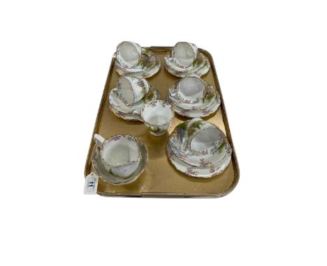 Royal Albert 'Kentish Rockery' part tea service.