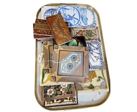 Collection of vintage tiles.