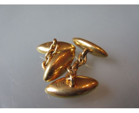 Pair of good quality 18ct gold cufflinks