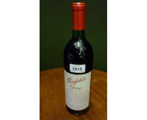 One bottle Penfolds Grange bin 95, vintage 1992, bottled 1993, one bottle Chateau Calon Segur St. Estephe 1983