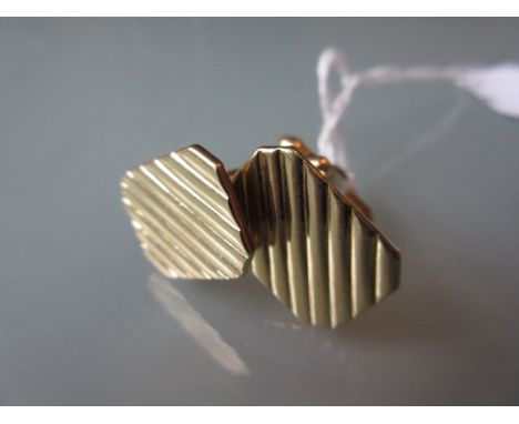 Pair of 14ct gold cufflinks