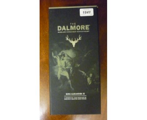 One bottle ' The Dalmore Highland Single Malt Scotch Whisky, King Alexander III ', a six cask marriage of specially selected 