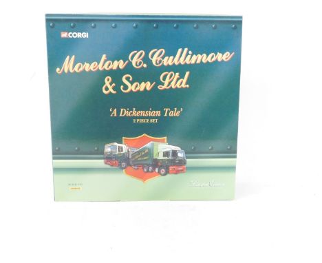 A Corgi Moreton C Cullimore &amp; Son Ltd 'A Dickensian Tale', die cast two piece set, CC99154, 1:50 scale, boxed.