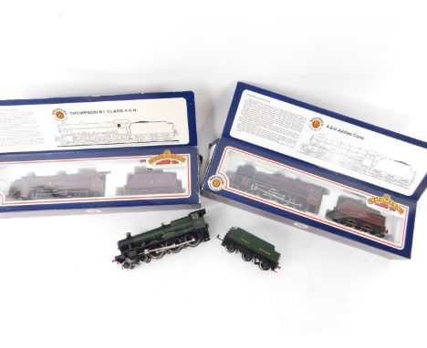 A Bachmann OO gauge Thompson B1 Class locomotive The West Yorkshire Regiment, LMS red livery, 4-6-0, 6130., Jubilee Class loc