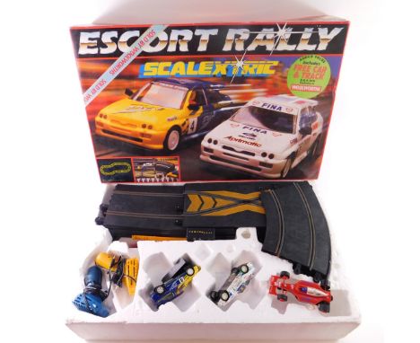 An Escort Rally Scalextric Set, boxed. (AF)
