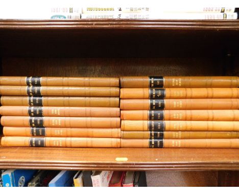 1930's The Motor and The Auto Car Magazines, hard bound, comprising The Auto Car Magazine 1933 and 1935 Motor Show editions.,