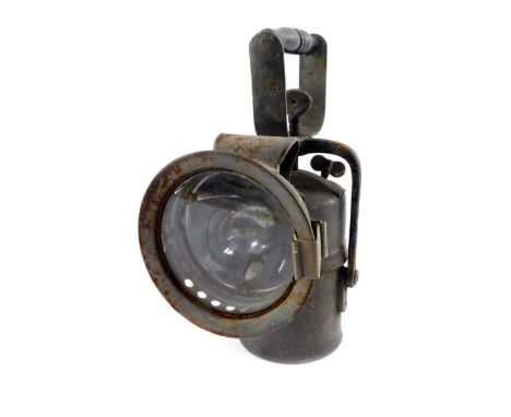 An LNER railway lamp by The Premier Lamp &amp; Engineer Co. Ltd Leeds, stamped LNER to handle and base, Regd No. 686127, 27cm