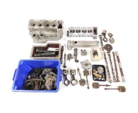 A dismantled Coventry Climax engine to FWA spec., no crank, bare block head, etc., no crack-plus parts.