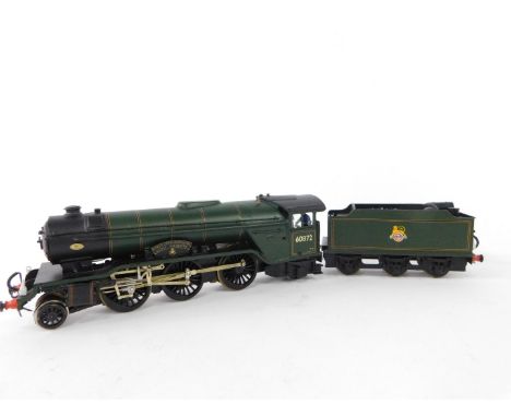 A kit built OO gauge V2 Class locomotive King's Own Yorkshire Light Infantry, British Railways green livery, 2-6-2, 60872.