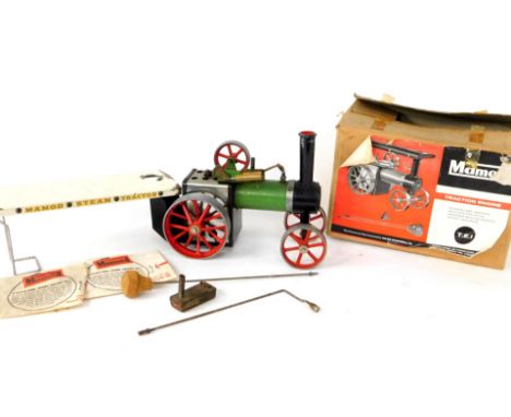 A Mamod traction engine, T.E.1, boxed. (AF)