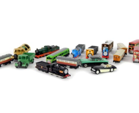 Ertl die cast Thomas The Tank Engine model trains, Dinky Bedford truck, further die cast vehicles, etc. (qty)