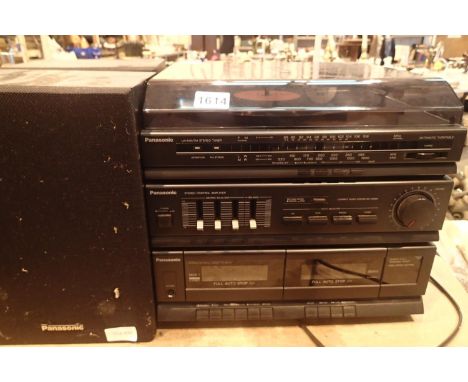 Panasonic SG-HMOYA compact audio system with two speakers. Not available for in-house P&amp;P, contact Paul O'Hea at Mailboxe