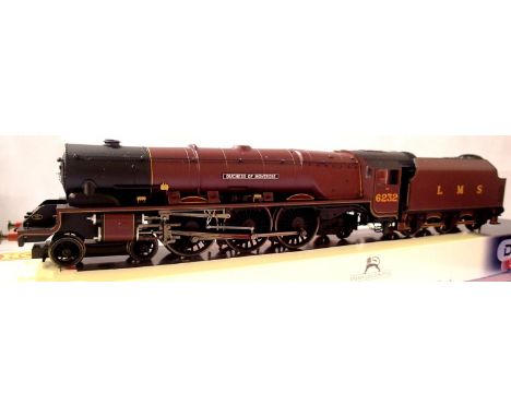 Hornby R2989 XS Duchess of Montrose, 6232, LMS Red, DCC fitted in excellent condition, no detail pack or paperwork, box good.