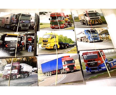 Selection of approximately 900 colour photographs of modern commercial vehicles, rigids, artics etc, 15 x 10 cm. P&amp;P Grou