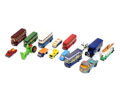 Quantity of loose Dinky, Corgi and other diecast model vehicles