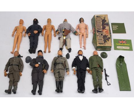 A mixed group of Action Man and Similar Figures to include Palitoy vintage, Hasbro Modern, Hasbro Anniversary, plus others, s