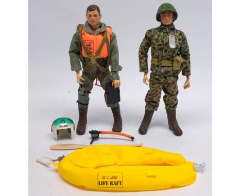 Hasbro GI Joe vintage pair of Action Figures, with uniforms and accessories (some of the uniform/accessories appear to be mod