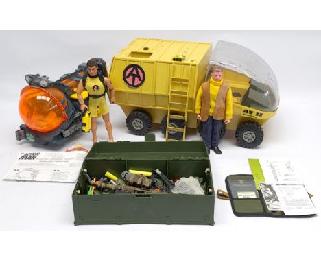 Hasbro GI Joe vintage, loose/unboxed Adventure Team AT II Experimental Mobile command vehicle, also includes 1/6 scale dresse