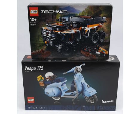 Lego (Sealed) pair to include (1) #10298 Creator - Vespa 125 (1960s); (2) #42139 Technic - All-Terrain Vehicle, both are with