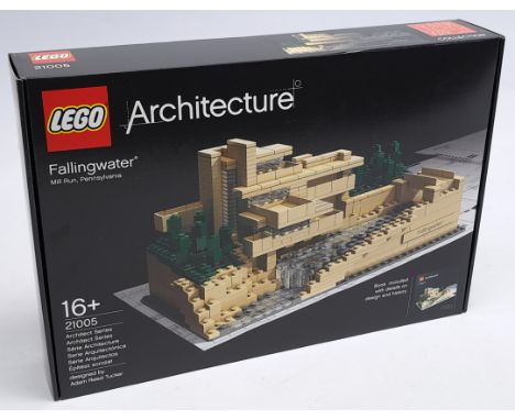 Lego (Sealed) #21005&nbsp;Architecture - Fallingwater - Mill Run Pennsylvania USA - Frank Lloyd Wright Collection, within Exc