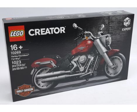 Lego (Sealed) #10269 Creator - Harley-Davidson Fat Boy, within Near Mint sealed packaging.