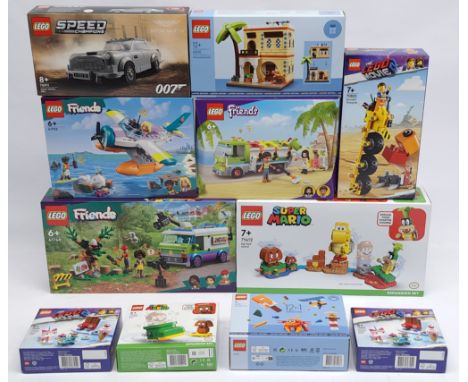 Lego (Sealed) mixed group to include (1) #40590 Houses of the World 2; (2) #71412 Super Mario - Big Bad Island; (3) #41749 Fr