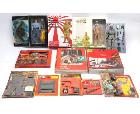 A mixed group of 12" (1/6th Scale) Figures and accessories to include (1) Dragon WWII The Blond Knight - Erich Hartman; (2) 3