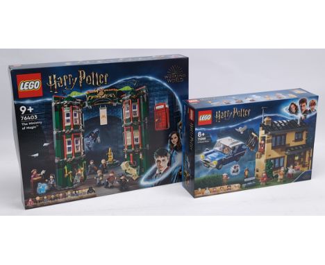 Lego (Sealed) Harry Potter pair to include (1) #75968 4 Privet Drive; (2) #76403 The Ministry of Magic, both are within Near 