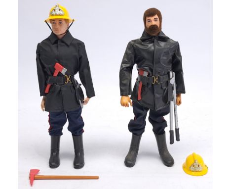 Palitoy Action Man vintage pair of Figures, with uniforms and accessories.&nbsp; Condition of the figures - generally Fair, c