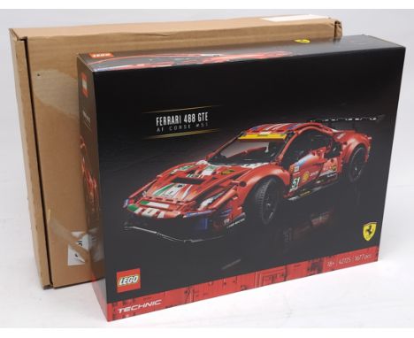 Lego (Sealed) #42125 Technic - Ferrari 488 GTE AF Corse #51, within Near Mint sealed packaging (some minor scratches on the b