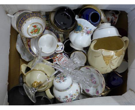 A collection of china, including Royal Worcester and Spode **PLEASE NOTE THIS LOT IS NOT ELIGIBLE FOR POSTING AND PACKING** 