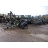 King Ro/Ro 15 tonne 2 axle drawbar Drops/container trailer, ex-reserve c/w spare wheel, etc.