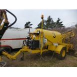 Single axle plant trailer c/w diesel generator. Direct Highways Authority.