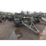 King Ro/Ro 15 tonne 2 axle drawbar Drops/container trailer, ex-reserve c/w spare wheel, etc.