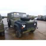 Land Rover 110 soft top with rear seats, RHD, 2.5 N/A diesel engine, Wolf wheels, etc. 22,000 KMs.