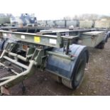 King Ro/Ro 15 tonne 2 axle drawbar Drops/container trailer, ex-reserve c/w spare wheel, etc.