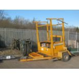 Single axle plant trailer c/w diesel generator. Direct Highways Authority.